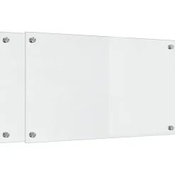 Outlet vidaXL Köksskydd 2 pcs 70 x 40 cm härdat glas Transparent