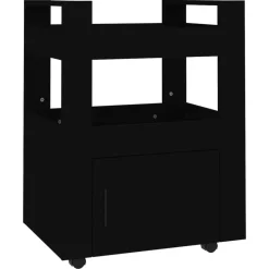 Sale vidaXL Köksvagn 60x45x80 cm konstruerat trä Svart