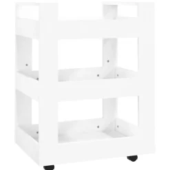 Clearance vidaXL Köksvagn 60x45x80 cm konstruerat trä Vit