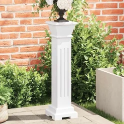 New vidaXL Klassisk blompelare MDF Vit