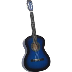 vidaXL Klassisk gitarr 12 delar blå 4/4 39