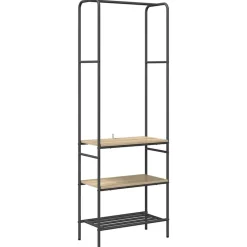 vidaXL Klädhängare Sonoma-ek 60 x 30 x 171 cm Konstruerat trä