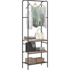 vidaXL Klädhängare Sonoma-ek 60 x 30 x 171 cm Konstruerat trä