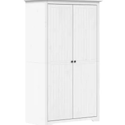 Online vidaXL Klädskåp BODO 99x53,5x173 cm massiv furu Vit