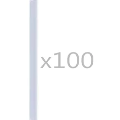 Outlet vidaXL Klämmor för insynsskydd 100 st PVC genomskinlig Transparent