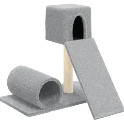 Hot vidaXL Klösträd med klöspelare sisal 59 cm Ljusgrå