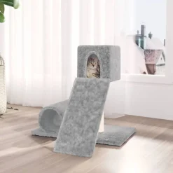 Hot vidaXL Klösträd med klöspelare sisal 59 cm Ljusgrå