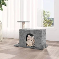 vidaXL Klösträd med klöspelare sisal ljusgrå 51 cm