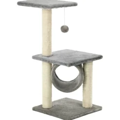 Clearance vidaXL Klösträd med klöspelare i sisal 65 cm Grå