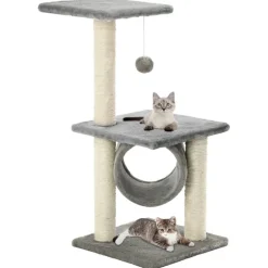 Clearance vidaXL Klösträd med klöspelare i sisal 65 cm Grå