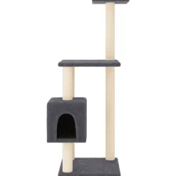 vidaXL Klösträd med sisalpelare mörkgrå 104 cm