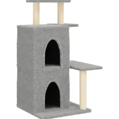 Sale vidaXL Klösträd med sisalpelare 97 cm Ljusgrå