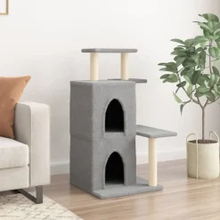 Sale vidaXL Klösträd med sisalpelare 97 cm Ljusgrå