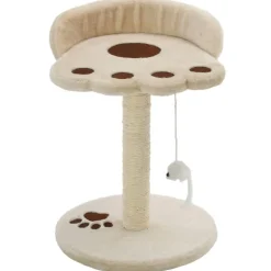 vidaXL Klösträd med sisalpelare 40 cm beige och brun