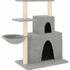 Sale vidaXL Klösträd med sisalpelare 83 cm Ljusgrå