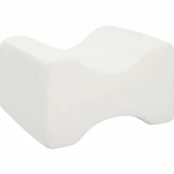 Hot vidaXL Knee Pillow Minneskum och polyester 26 x 21,5 x 15 cm Vit