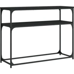 Hot vidaXL Konsolbord 100x35,5x75 cm konstruerat trä Svart