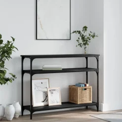 Discount vidaXL Konsolbord 100x29x75 cm konstruerat trä Svart