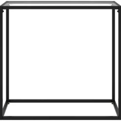Best vidaXL Konsolbord 80x35x75 cm härdat glas Transparent