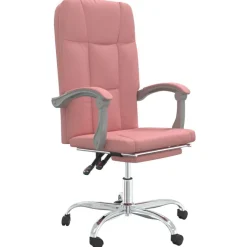 Online vidaXL Kontorsstol konstläder Rosa