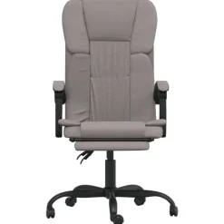 Hot vidaXL Kontorsstol tyg Taupe