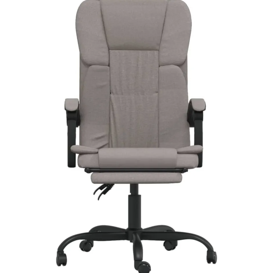 Hot vidaXL Kontorsstol tyg Taupe