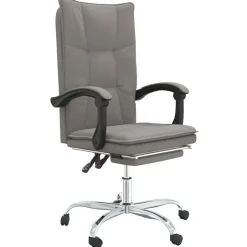 Discount vidaXL Kontorsstol tyg Taupe