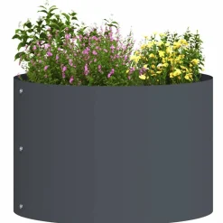 vidaXL Krukring Antracit 30 x 30 x 20 cm Kallvalsat stål