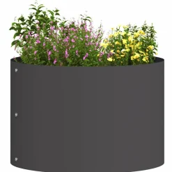 Outlet vidaXL Krukring 30 x 30 x 20 cm Kallvalsat stål Svart