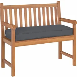 vidaXL Kudde 110 x 40 x 8 cm Oxford Tyg Antracit