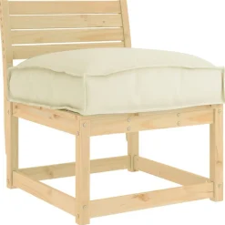 vidaXL Kudde Kräm 60 x 40 x 8 cm Oxford Tyg