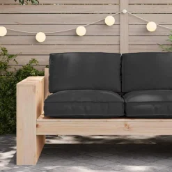Outlet vidaXL Kudde 80 x 80 x 12 cm Oxford Tyg Svart