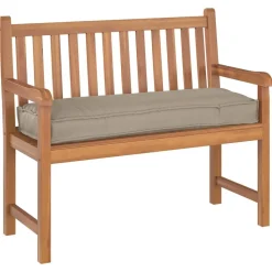 vidaXL Kudde Taupe 120 x 40 x 8 cm Oxford Tyg