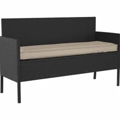 vidaXL Kudde Taupe 140 x 40 x 8 cm Oxford Tyg