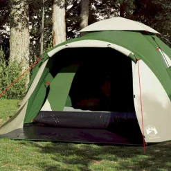New vidaXL Kupoltält 3 personer snabbrest Grön