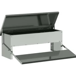 Clearance vidaXL Kyckling Trampmatare 48,5 x 39,5 x 19 cm Silver