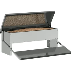 Clearance vidaXL Kyckling Trampmatare 48,5 x 39,5 x 19 cm Silver