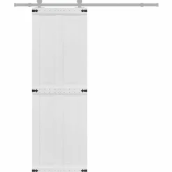 Online vidaXL Ladugårdsdörr Corona 70 x 210 cm Massiv furu Vit