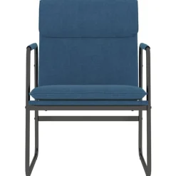 vidaXL Loungestol blå 55x64x80 cm tyg