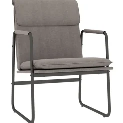 vidaXL Loungestol taupe 55x64x80 cm tyg