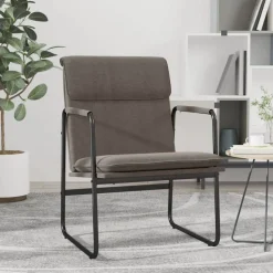 vidaXL Loungestol taupe 55x64x80 cm tyg