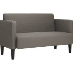 Clearance vidaXL Loveseat soffa 109 cm manchestertyg Ljusgrå