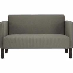Clearance vidaXL Loveseat soffa 109 cm manchestertyg Ljusgrå