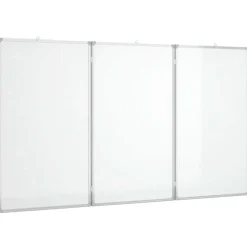 Clearance vidaXL Magnetisk whiteboard hopfällbar 120x80x1,7 cm aluminium