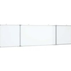 Clearance vidaXL Magnetisk whiteboard hopfällbar 160x40x1,7 cm aluminium