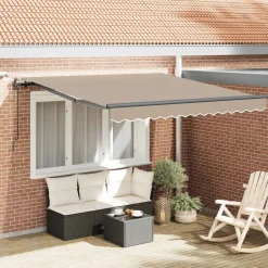 Sale vidaXL Markis tyg med 300 x 250 cm Polyester Beige