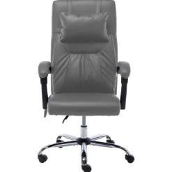 Hot vidaXL Massagekontorsstol konstläder Antracit