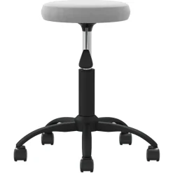 vidaXL Massagepall ljusgrå sammet