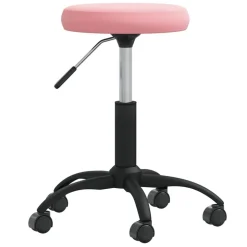 vidaXL Massagepall rosa sammet