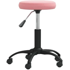 vidaXL Massagepall rosa sammet